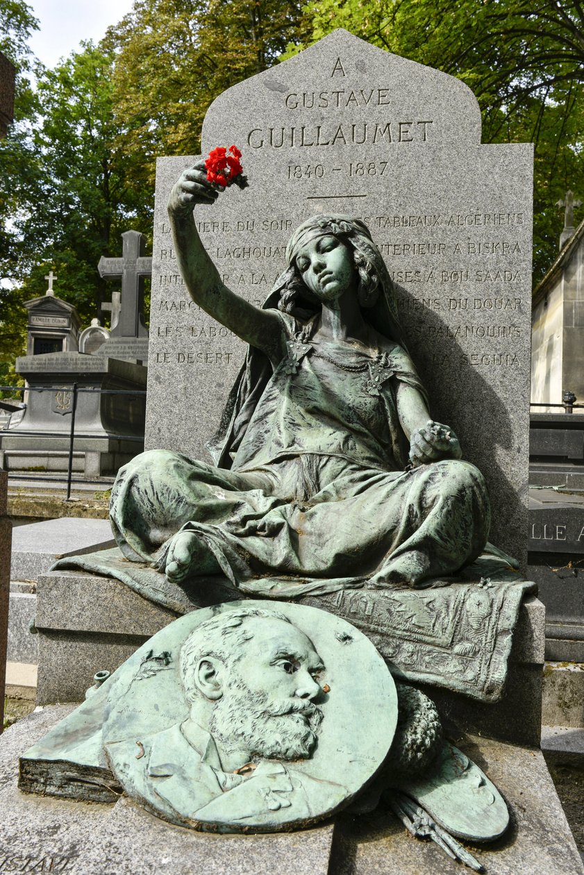 Kirkegården i Montmartre/Guillaumets grav/Avenue Rachel/PARIS XVIII/Seine/Ile de France/Frankrike av Unbekannt
