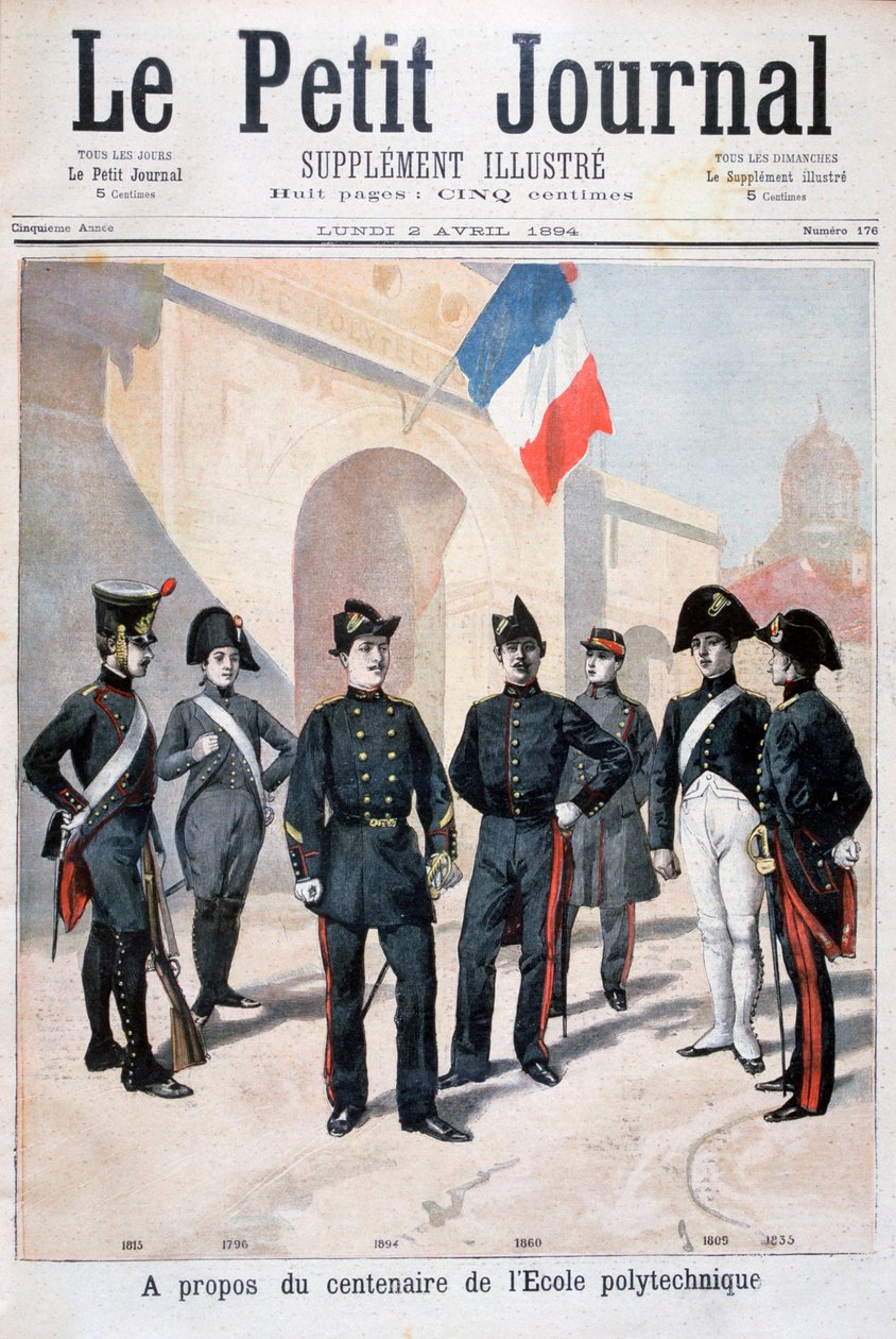 Hundreårsjubileet for Polytechnic School, Paris, 1894 av Unbekannt