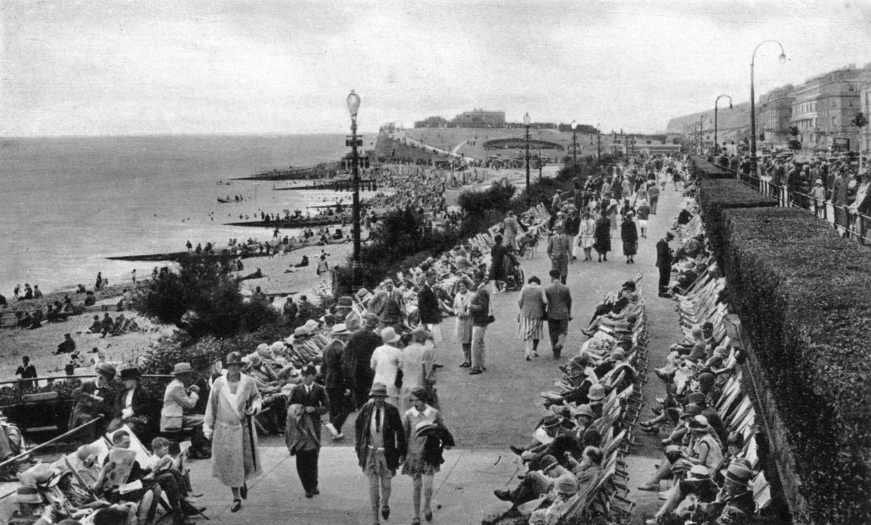 Central Parade and Wish Tower, Eastbourne, East Sussex, tidlig på 1900-tallet av Unbekannt