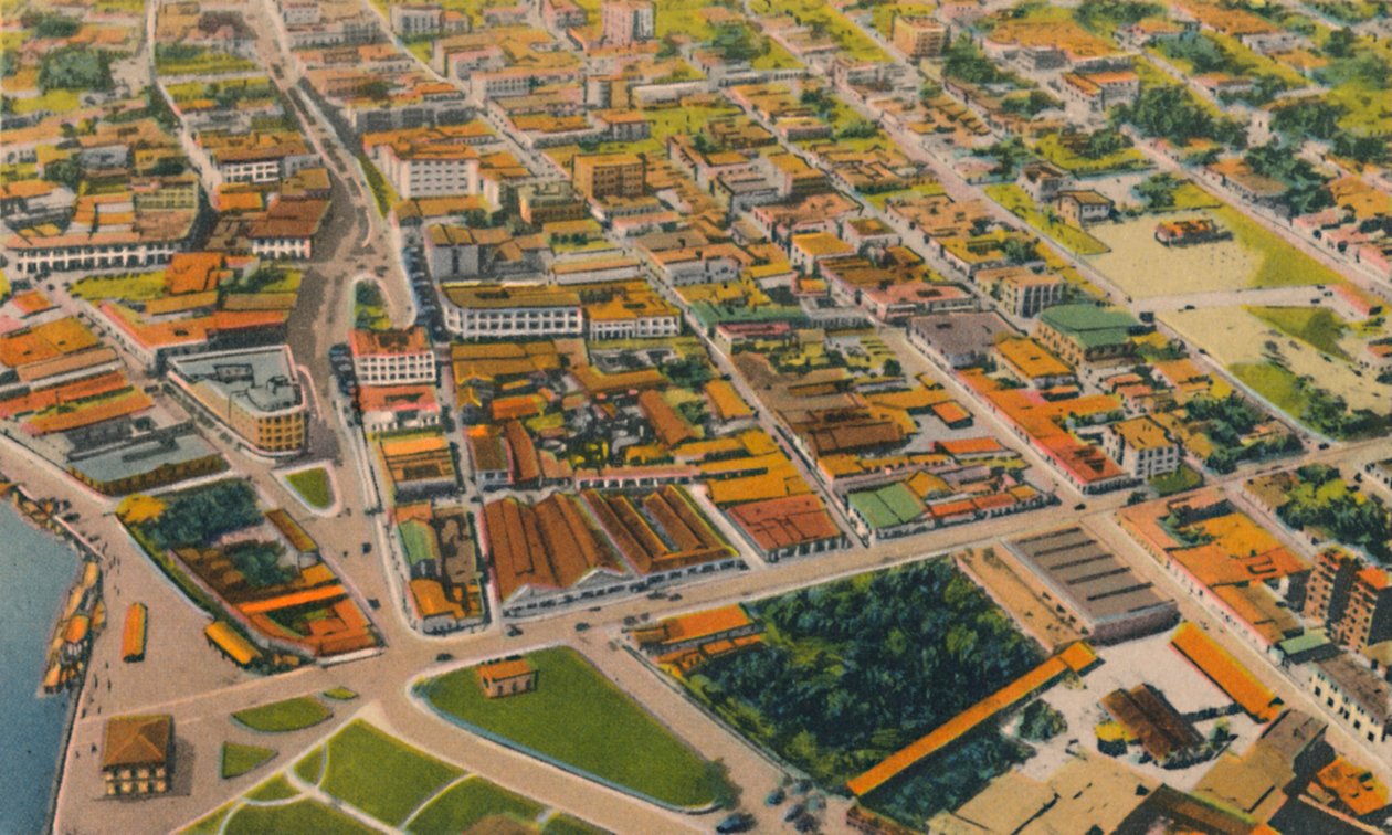 Sentralseksjonen av Barranquilla, c1940-tallet av Unbekannt