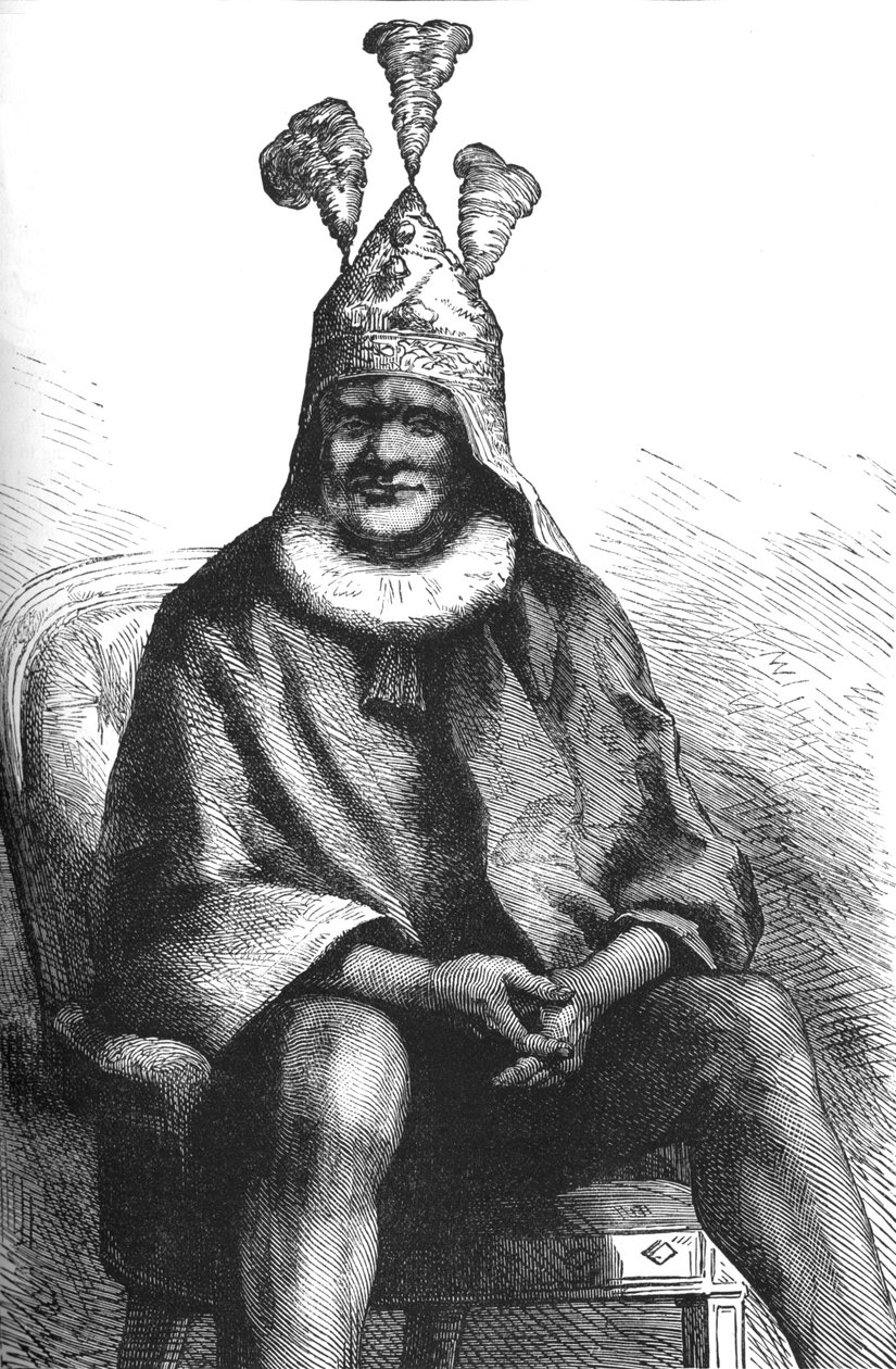 Cetewyo, Zuluenes konge, ca 1880 av Unbekannt