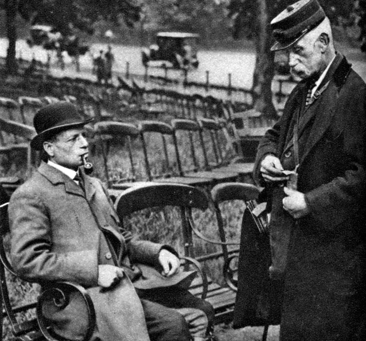 Utleie av stoler, Hyde Park, London, 1926-1927 av Unbekannt
