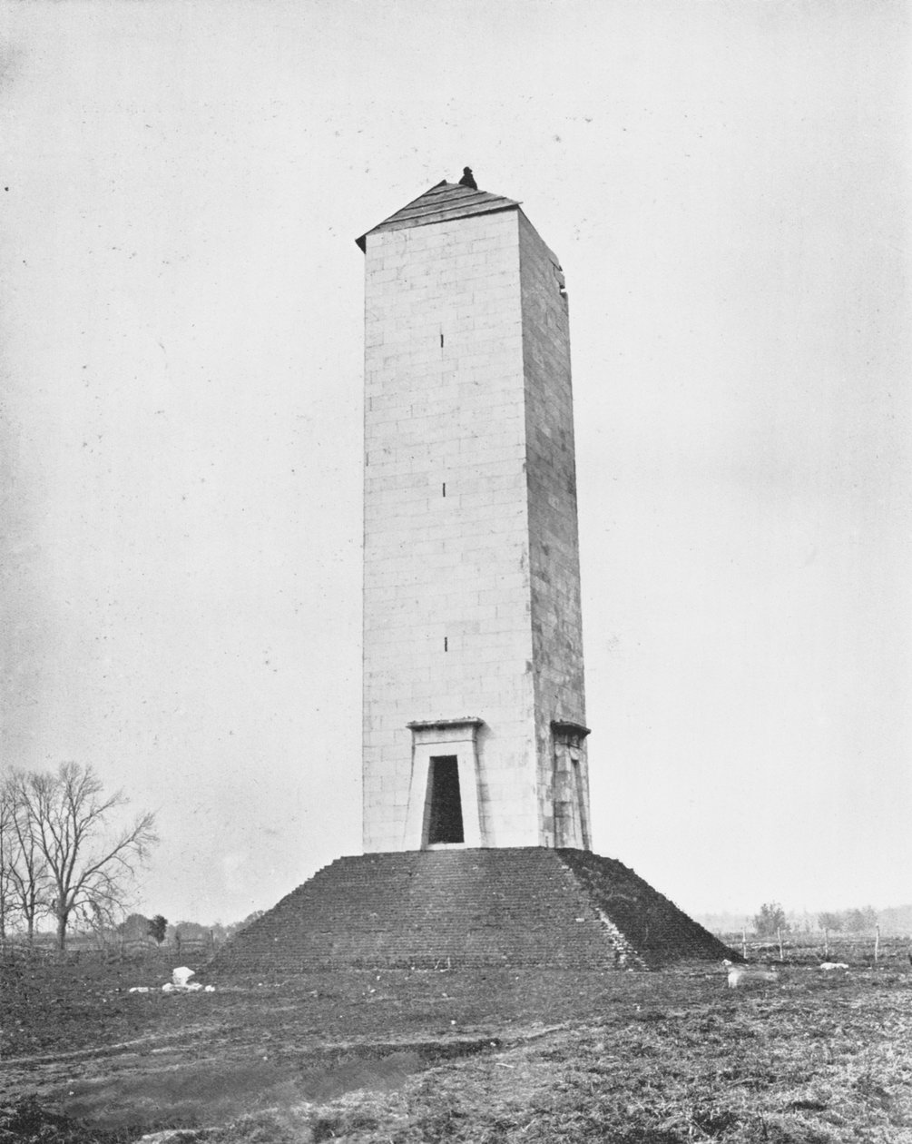 Chalmette-monumentet, Battlefield of New Orleans, Louisiana, USA, c1900. av Unbekannt