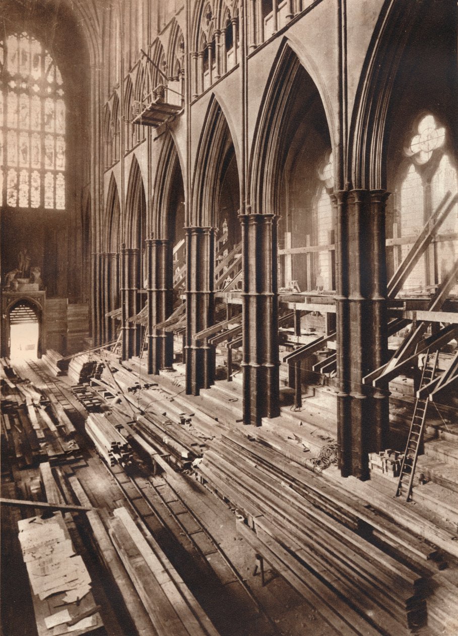 Endre interiøret i klosteret, 1937 av Unbekannt