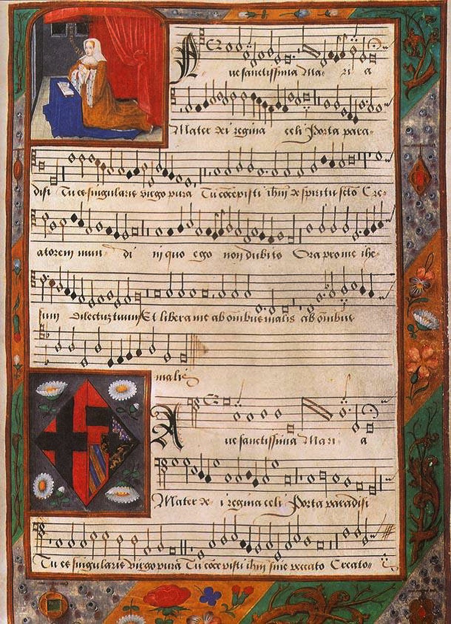 Chansonnier av Margaret av Østerrike Fra Album de Marguerite dAutriche, mellom 1516 og 1523 av Unbekannt