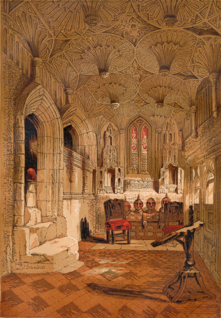 Chantry Chapel, c1845, 1864 av Unbekannt