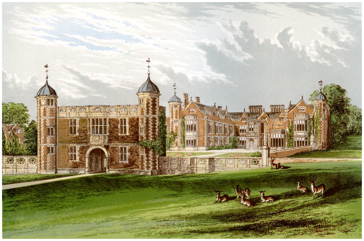 Charlecote Park, Warwickshire, hjemmet til Lucy-familien, c1880 av Unbekannt