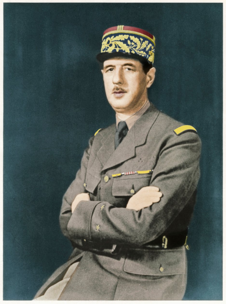 Charles André Joseph Marie De Gaulle, 1940 av Unbekannt