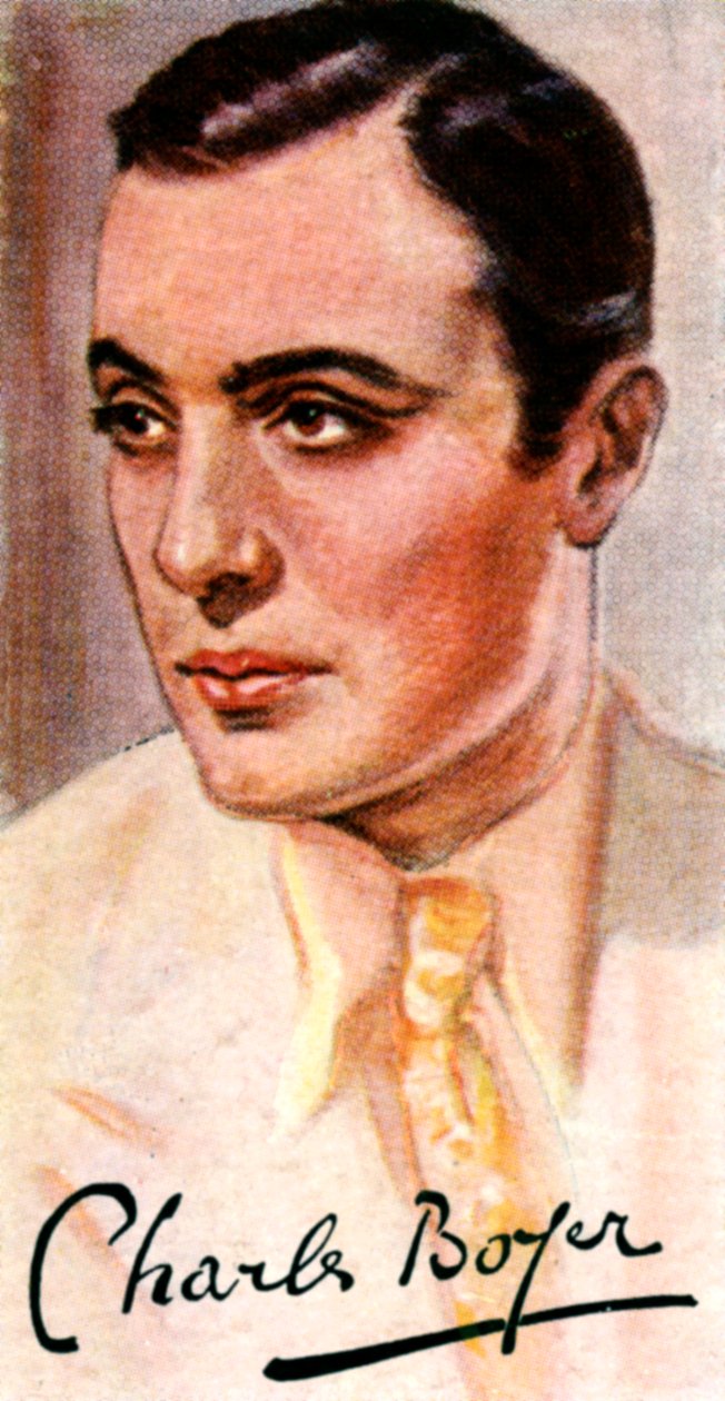 Charles Boyer, 1899-1978, fransk skuespiller, 1900-tallet av Unbekannt
