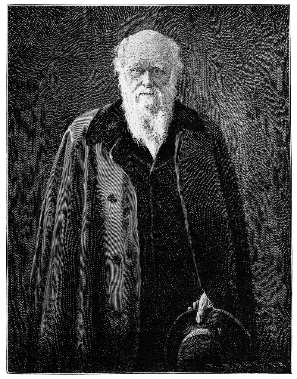 Charles Darwin, kjent naturforsker og tenker, 1900 av Unbekannt