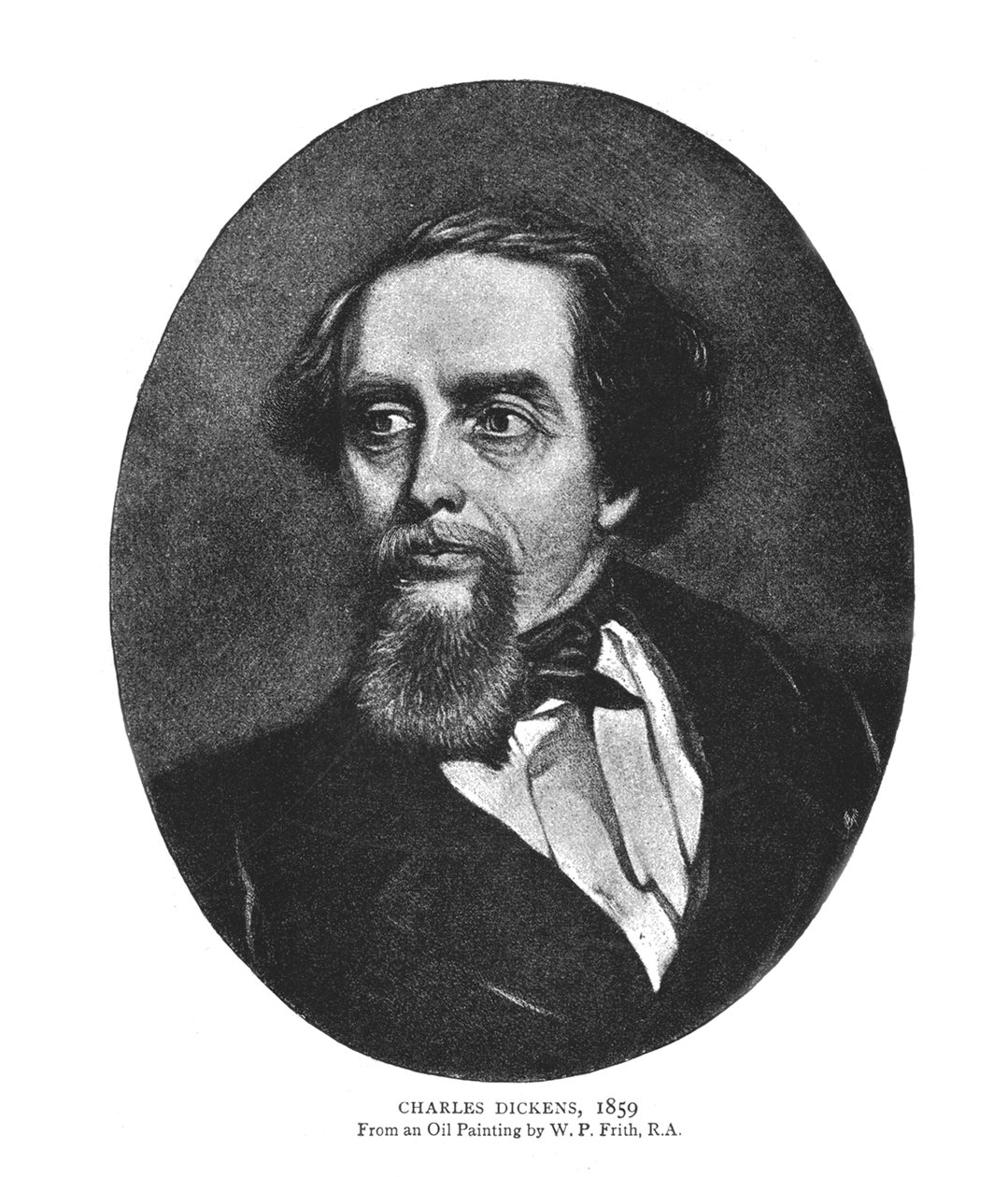 Charles Dickens, 1859 av Unbekannt
