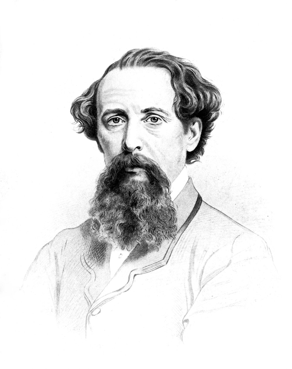 Charles Dickens , engelsk forfatter fra 1800-tallet, 1910 av Unbekannt