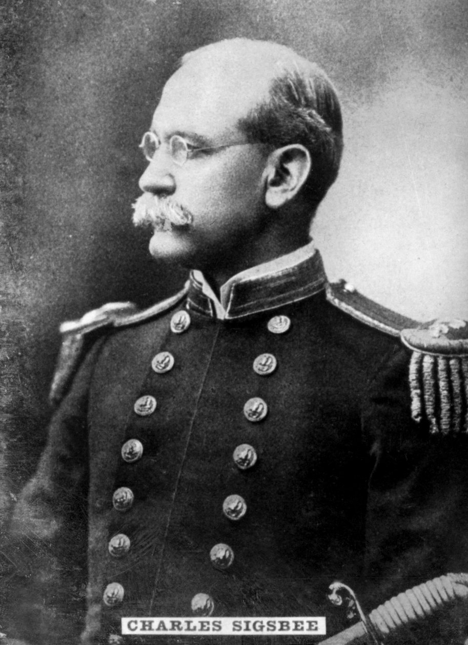 Charles Dwight Sigsbee 1845-1923, kontreadmiral i den amerikanske marinen, c1910 av Unbekannt