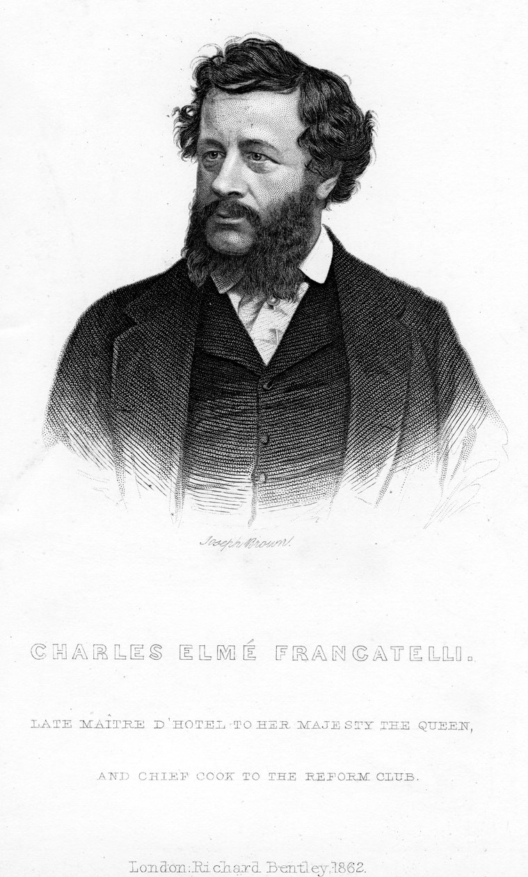 Charles Elme Francatelli, 1862 av Unbekannt