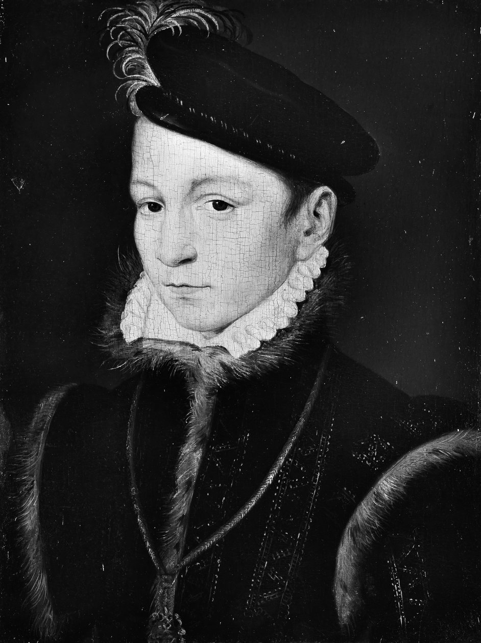 Charles IX 1550-1574, konge av Frankrike. av Unbekannt