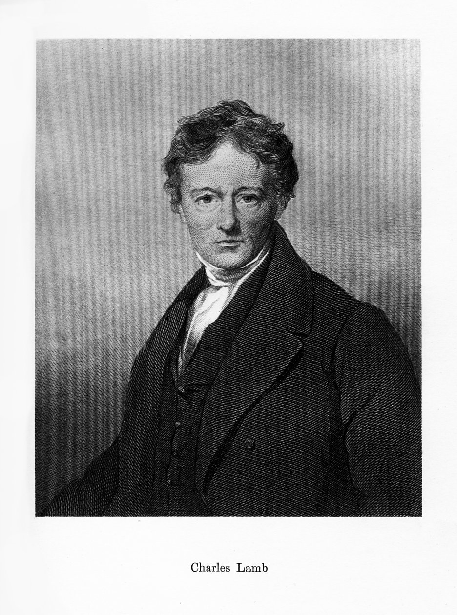 Charles Lamb, engelsk essayist, 1800-tallet av Unbekannt