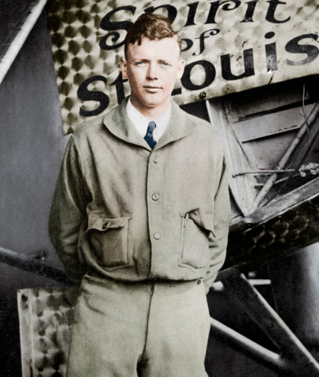 Charles Lindbergh, rekordslående flyger, 1927 av Unbekannt
