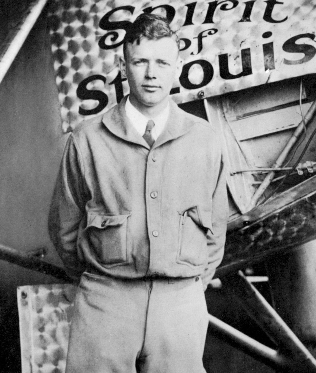 Charles Lindbergh, rekordslående flyger, 1927 av Unbekannt