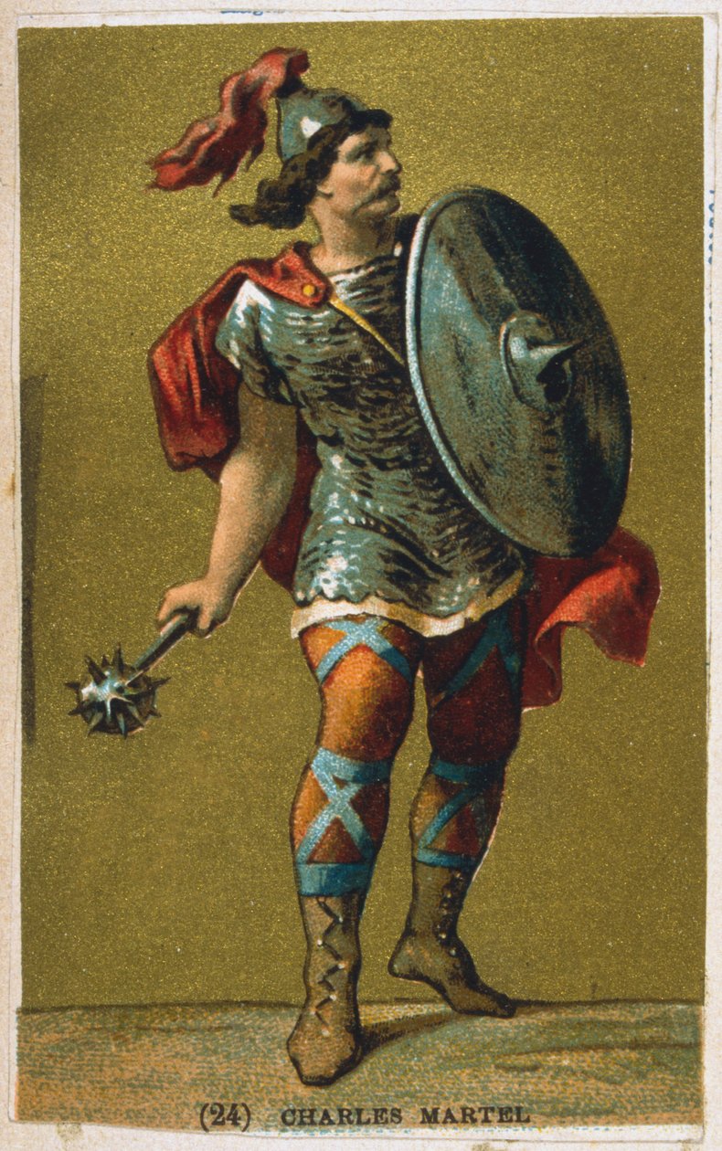 Charles Martel, Frankenes konge fra 700-tallet, 1800-tallet av Unbekannt