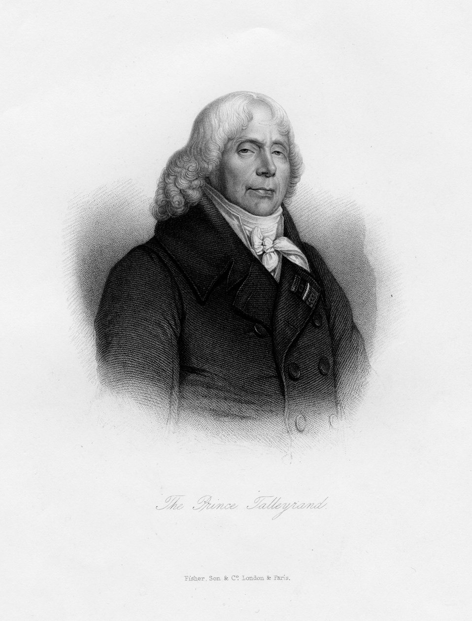Charles Maurice de Talleyrand-Perigord, fransk diplomat, 1800-tallet av Unbekannt