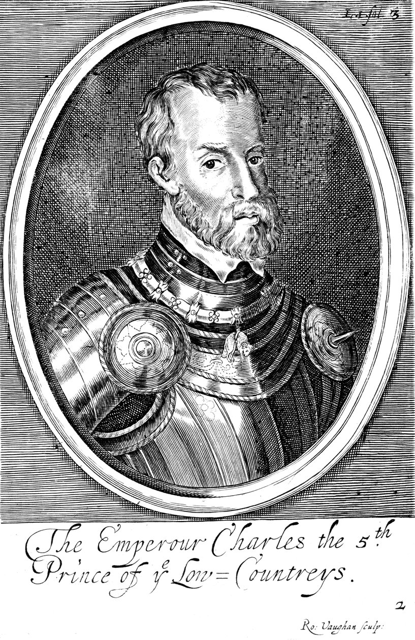 Charles V, konge av Spania og den hellige romerske keiseren fra 1519, 1600-tallet av Unbekannt