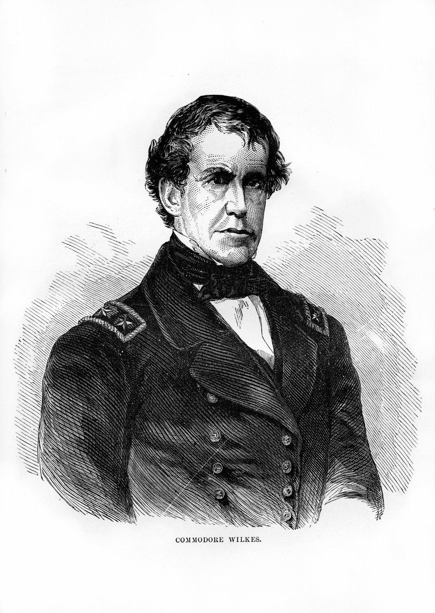 Charles Wilkes , amerikansk marineoffiser og oppdagelsesreisende, 1872 av Unbekannt