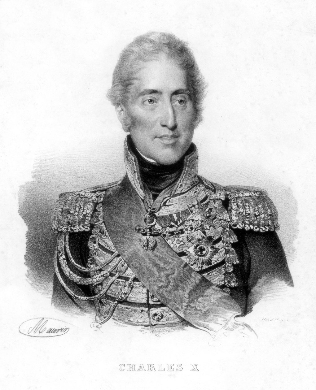 Charles X, konge av Frankrike, 1800-tallet av Unbekannt
