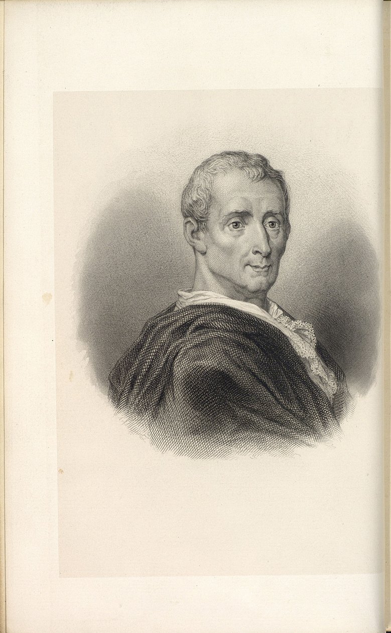 Charles de Secondat, baron av Montesquieu 1689-1755 av Unbekannt