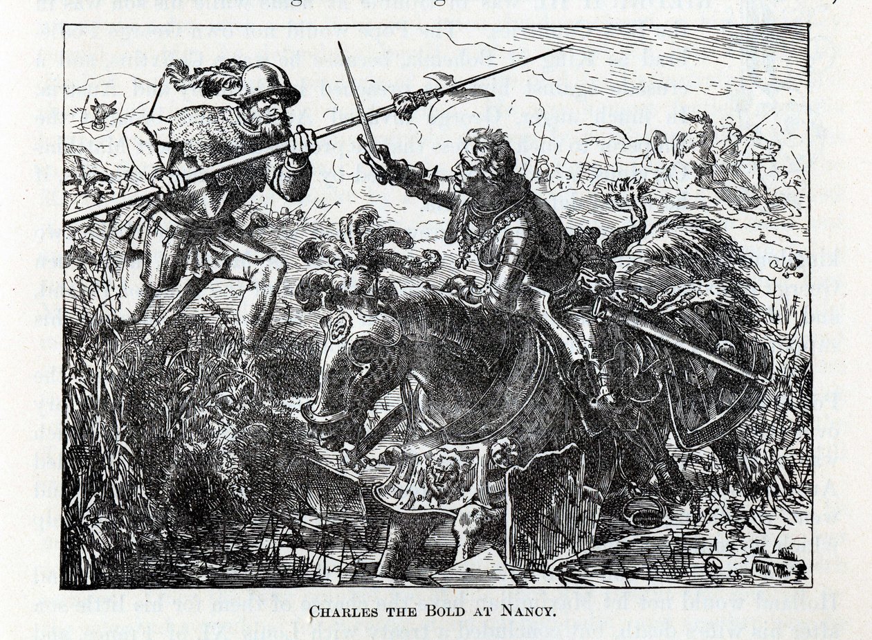 Karl den dristige i Nancy, 1882 av Unbekannt