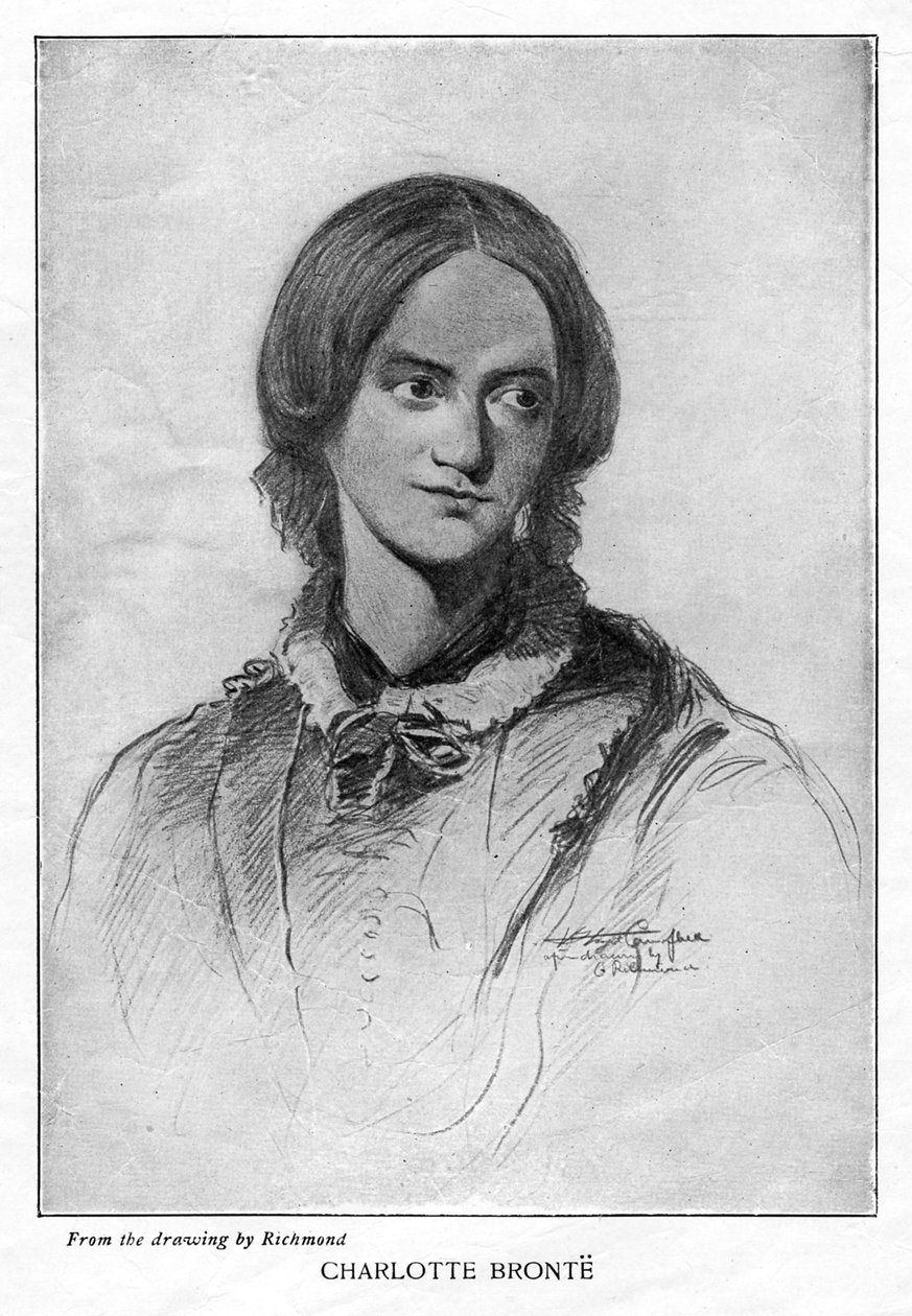 Charlotte Brontë , engelsk forfatter, 1906 av Unbekannt