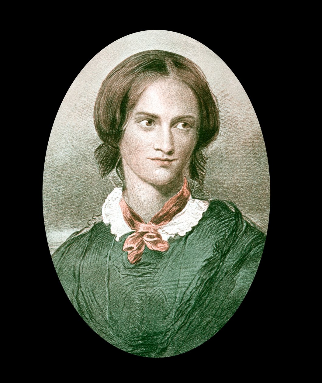 Charlotte Bronte , engelsk forfatter, midten av 1800-tallet av Unbekannt