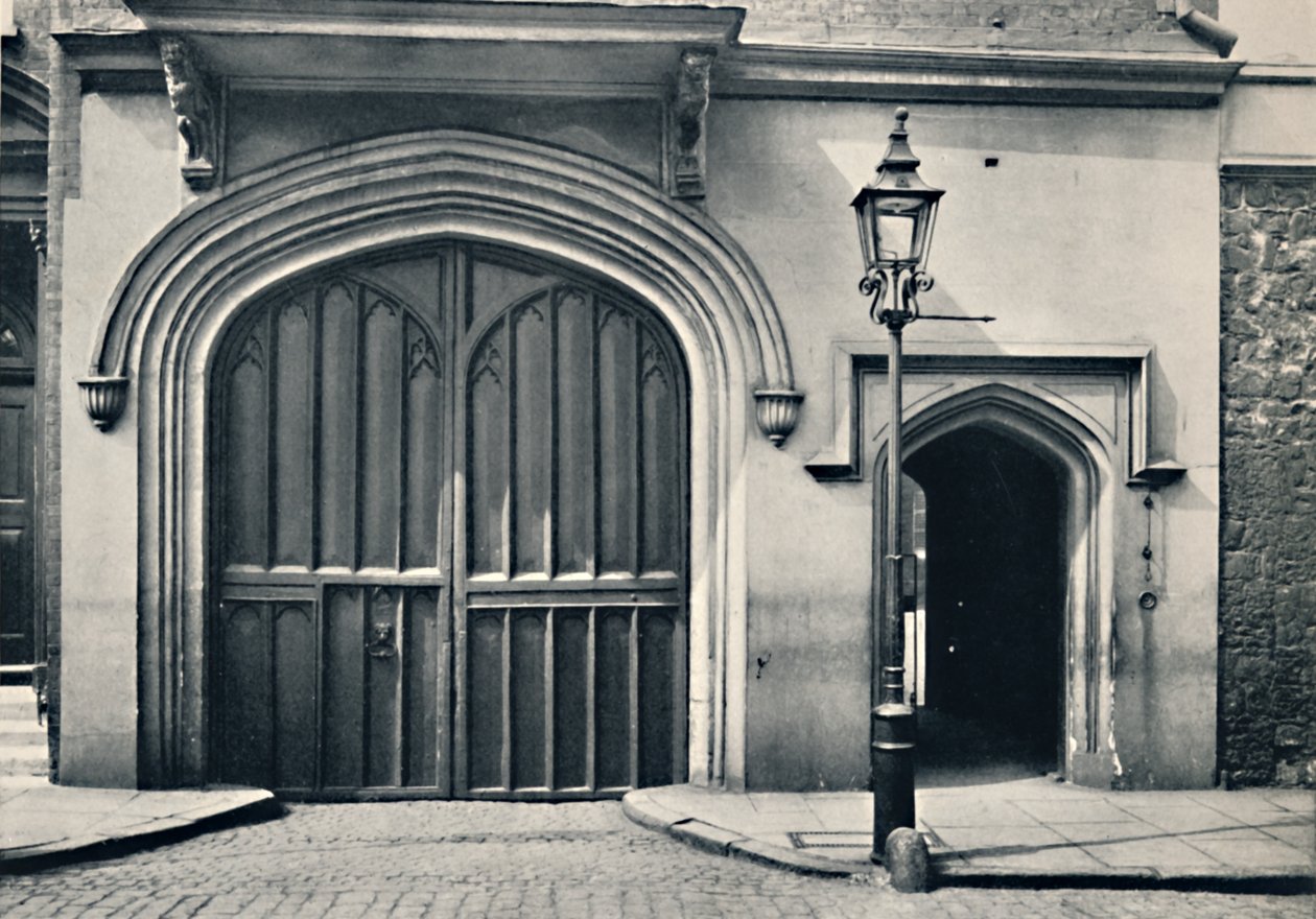 Charterhouse. Eksteriør av inngangsporten, 1925 av Unbekannt