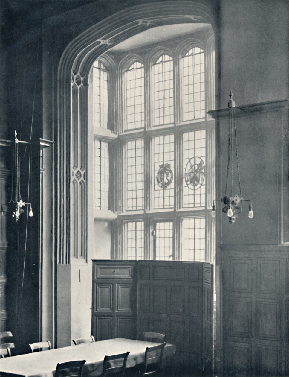 Charterhouse. Interiør av Bay i spisesalen, 1925 av Unbekannt