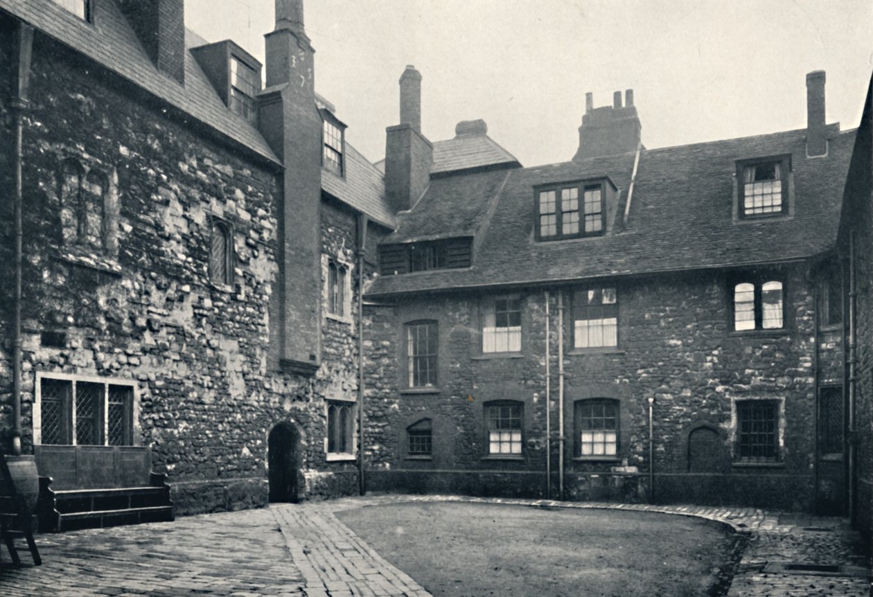 Charterhouse. Interiør av Wash-House Court, 1925 av Unbekannt