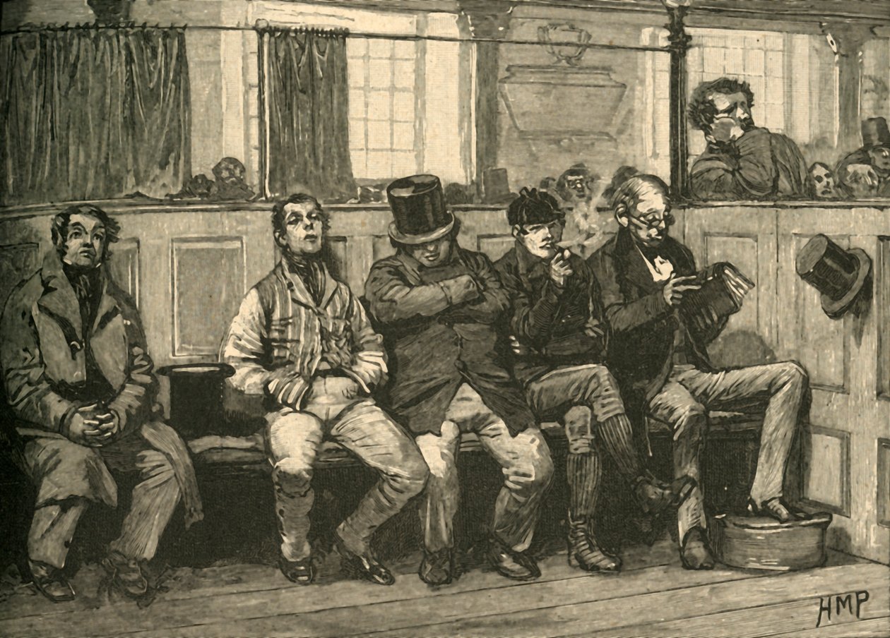 Chartister ved kirken, c1839 c1890. av Unbekannt