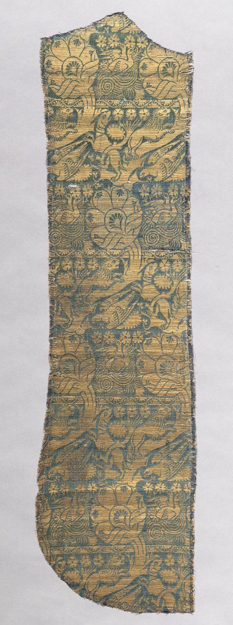 Chasuble Fragment with Realistic Animals, ca. 1420. av Unbekannt