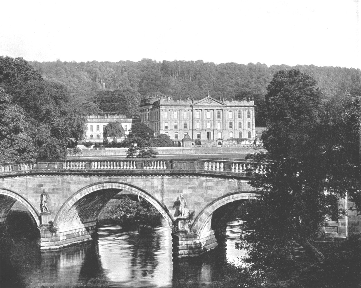 Chatsworth House, Derbyshire, 1894. av Unbekannt
