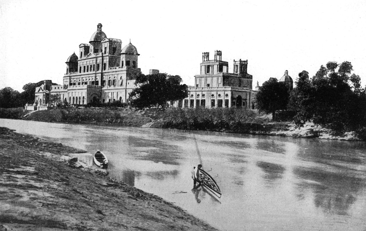 Chattar Manzil Palace, Lucknow, India, 1900-tallet av Unbekannt