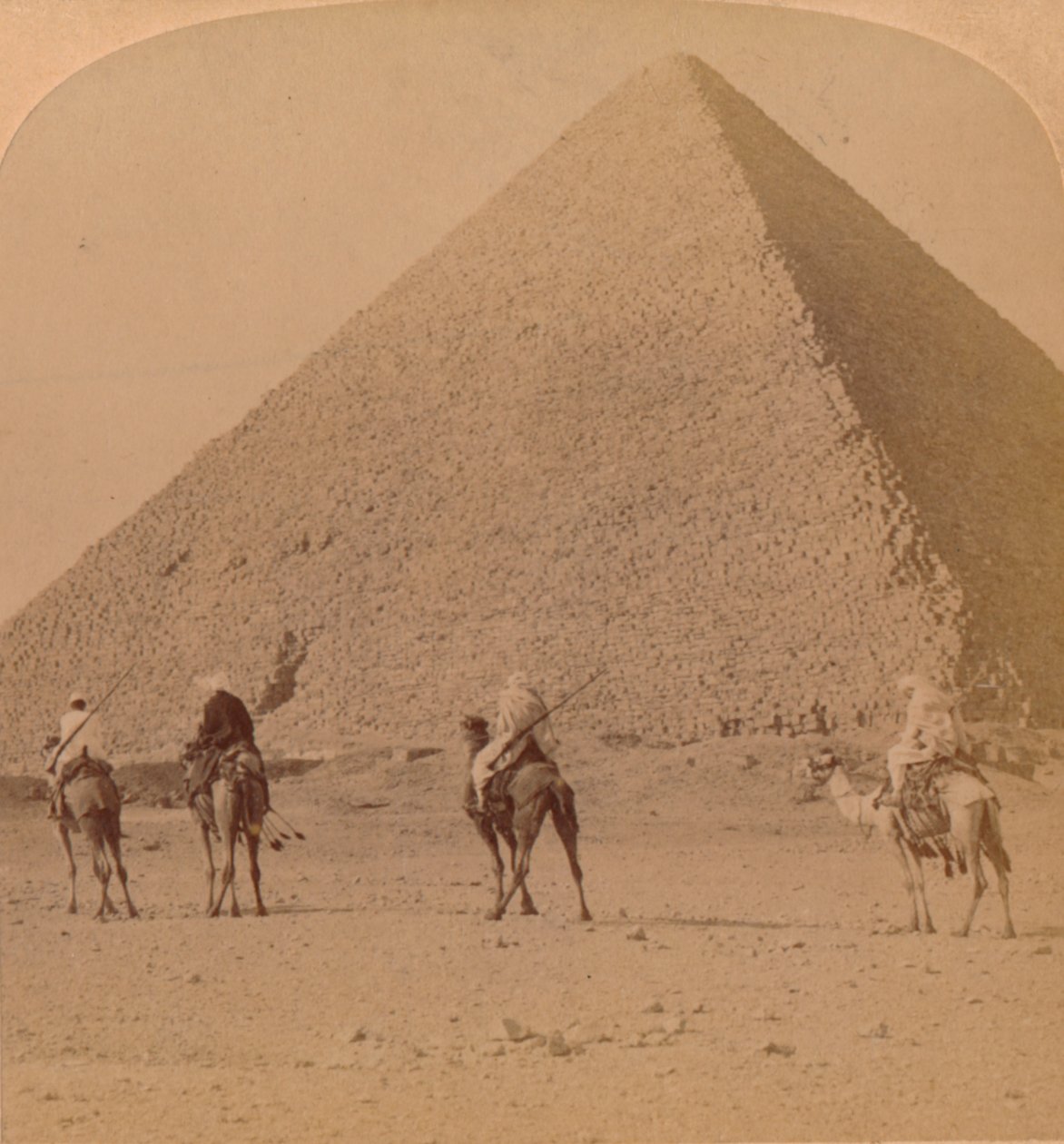Cheops, den største av pyramidene, Egypt, 1896 av Unbekannt