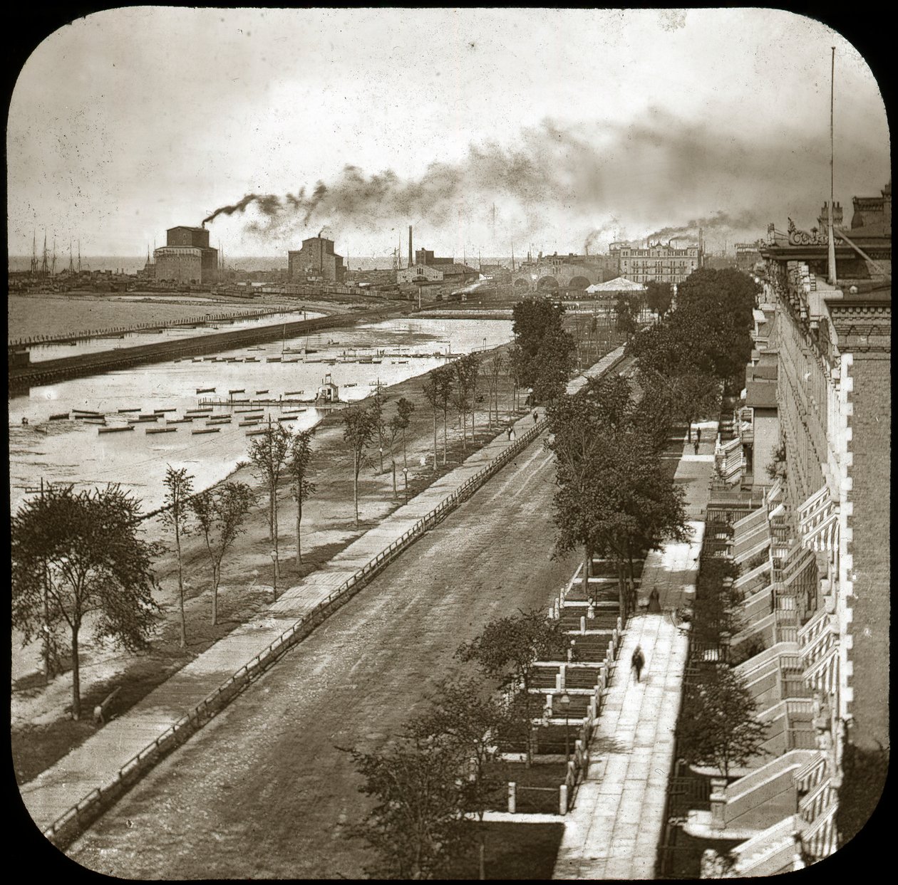 Chicago, Illinois, USA, slutten av 1800- eller begynnelsen av 1900-tallet av Unbekannt