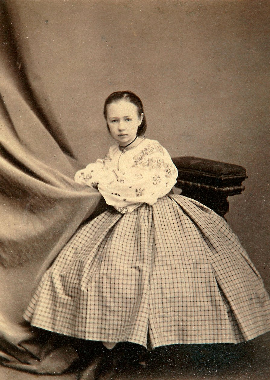 Barndomsportrett av Sophia Perovskaya, 1860-tallet av Unbekannt
