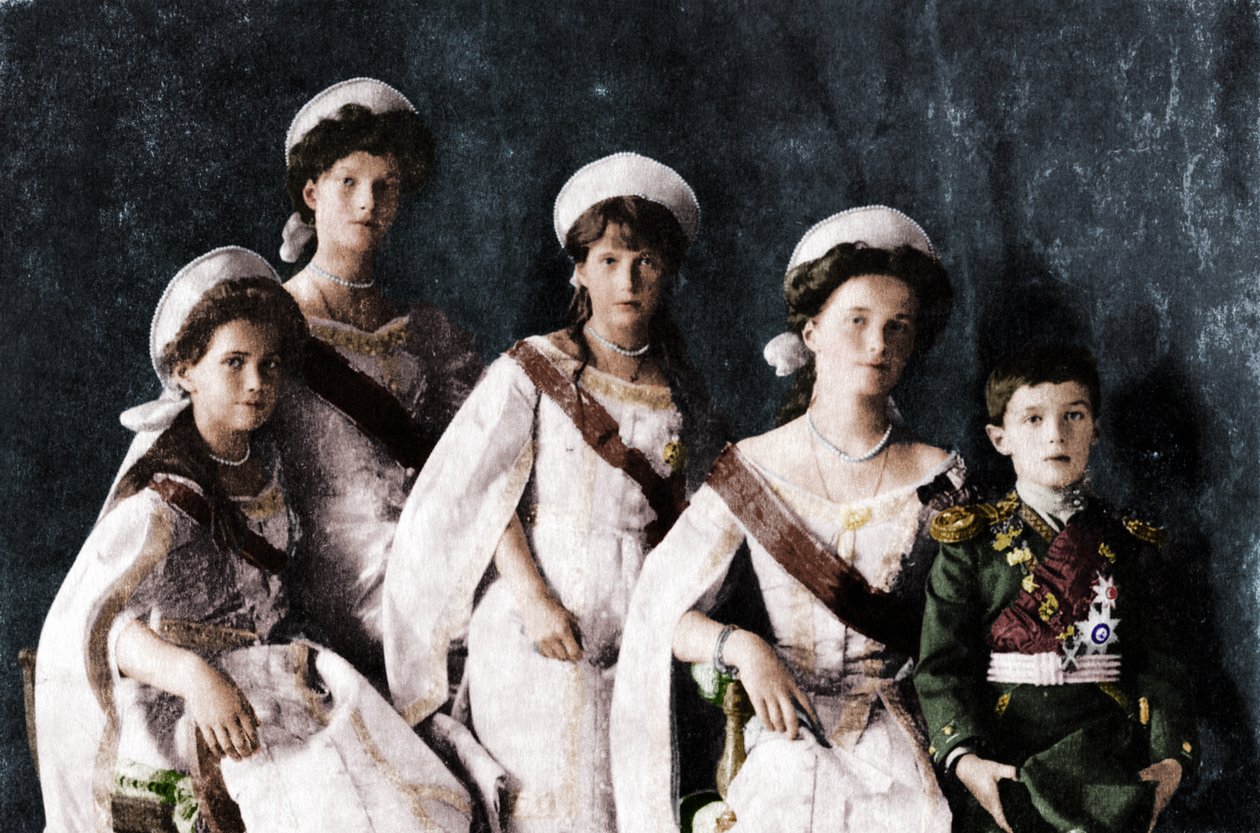 Barn av tsar Nicholas II av Russland, c1910. av Unbekannt