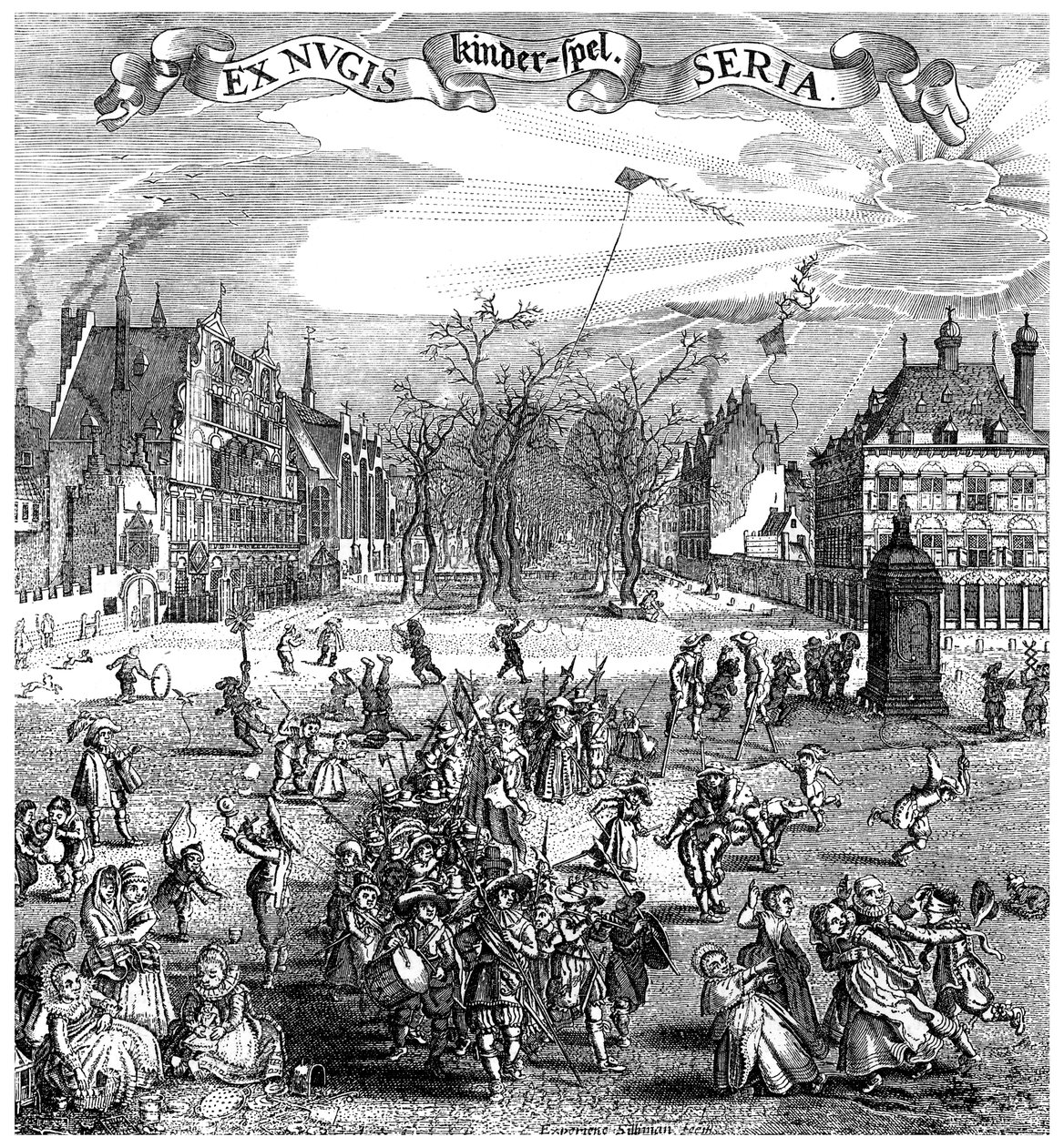 Barnespill, 1882 av Unbekannt