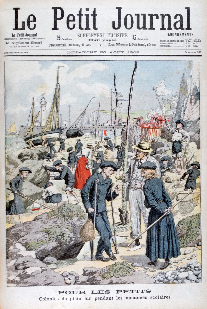 Barnas ferieleir i skoleferien, 1903 av Unbekannt