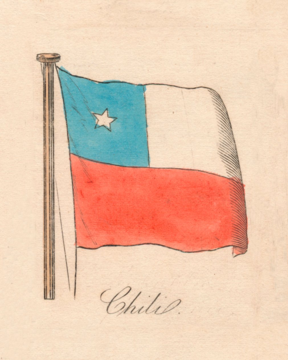 Chili, 1838 av Unbekannt