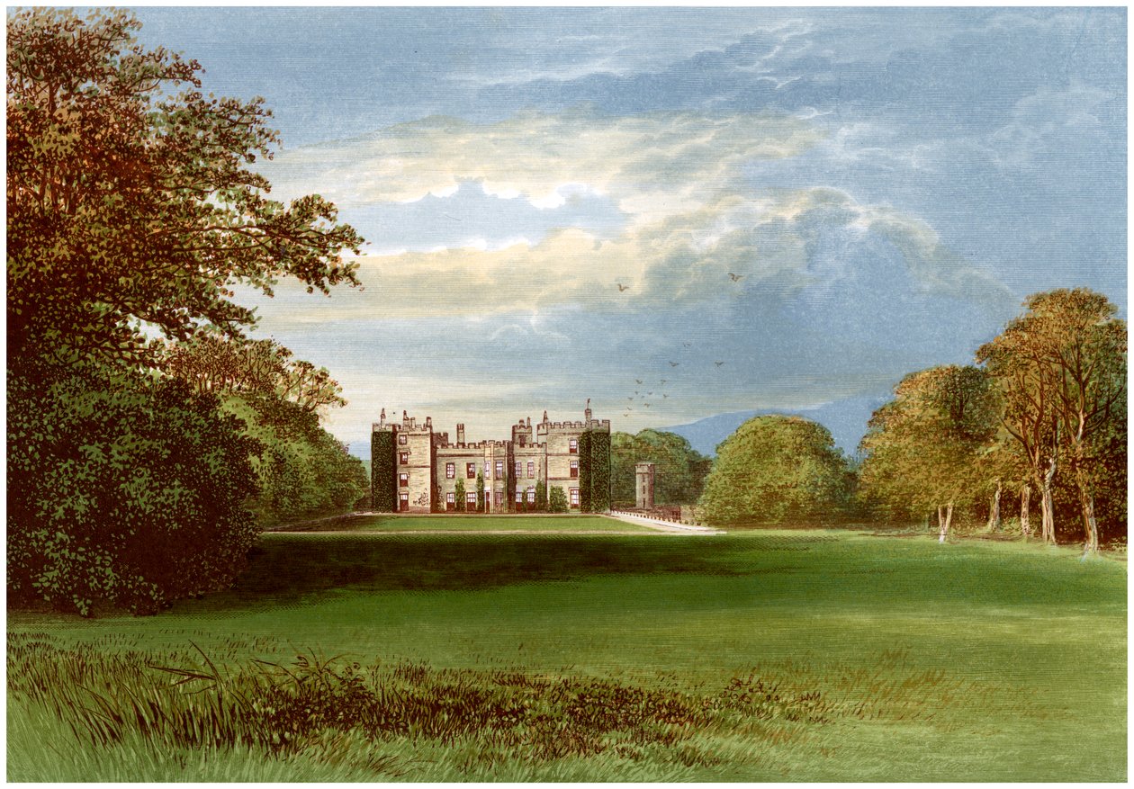 Chillingham Castle, Northumberland, hjemmet til jarlen av Tankerville, c1880 av Unbekannt