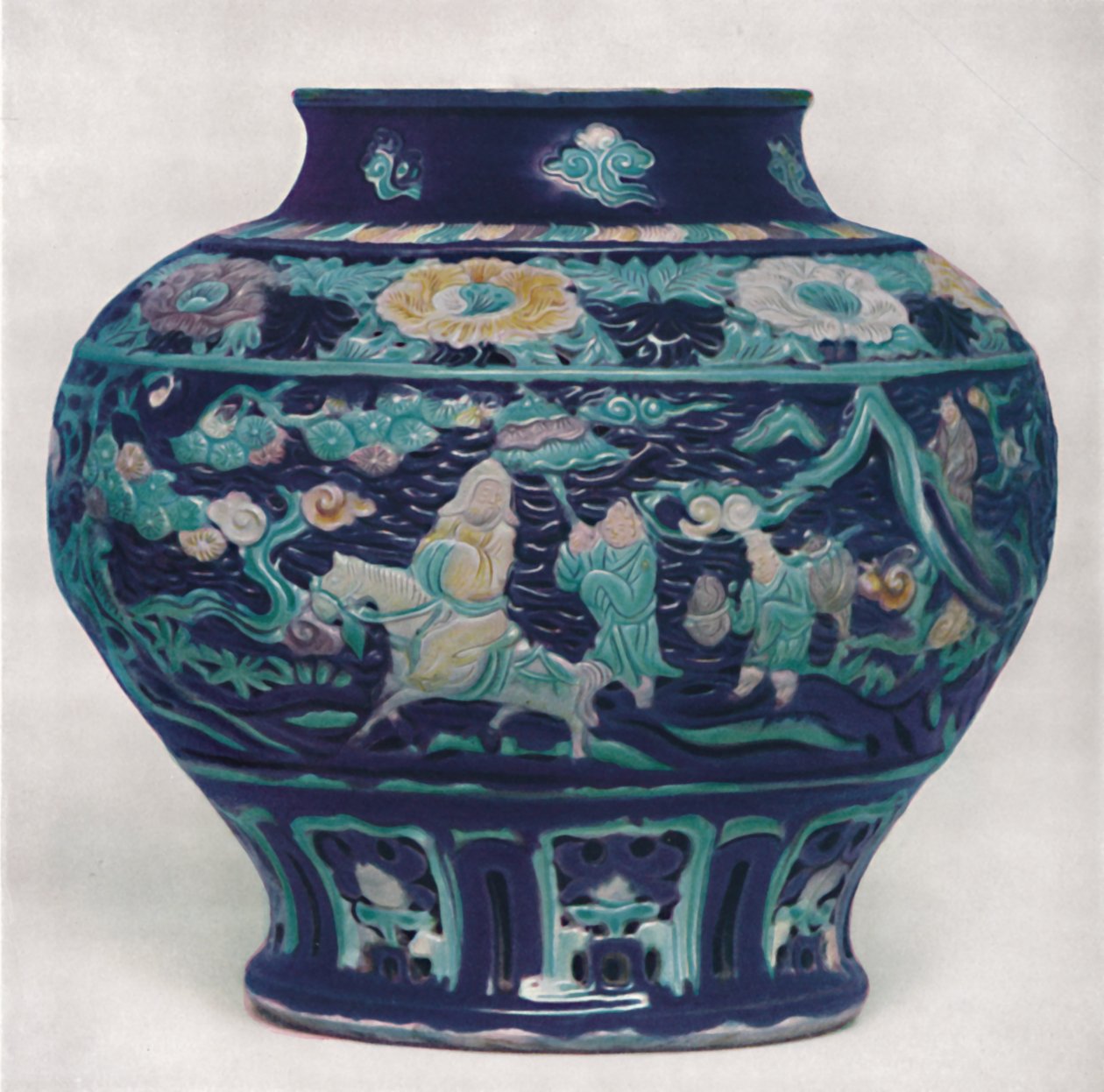 Kinesisk vinkrukke. Ming-periode, 1368–1644, 1928 av Unbekannt