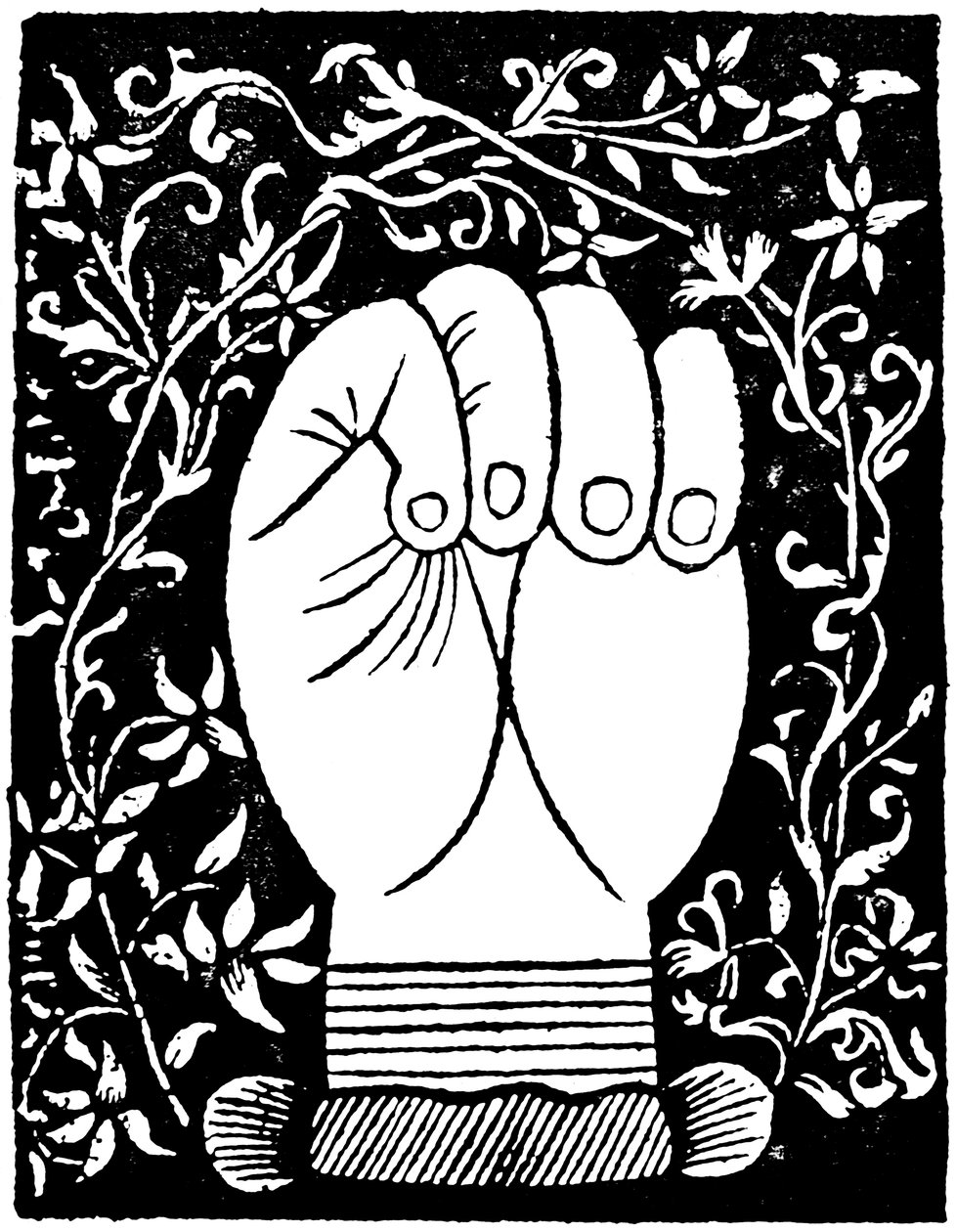 Chiromancy: Lines of the closed hand fra Andre Corvo LArt de Chyromance Lyons c1545 av Unbekannt