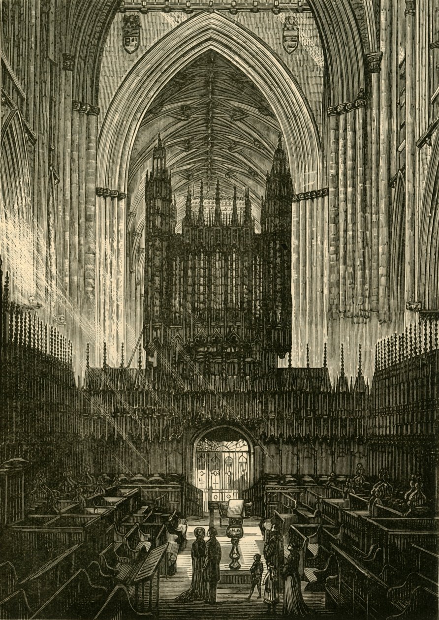Kor fra York Minster, 1898. av Unbekannt