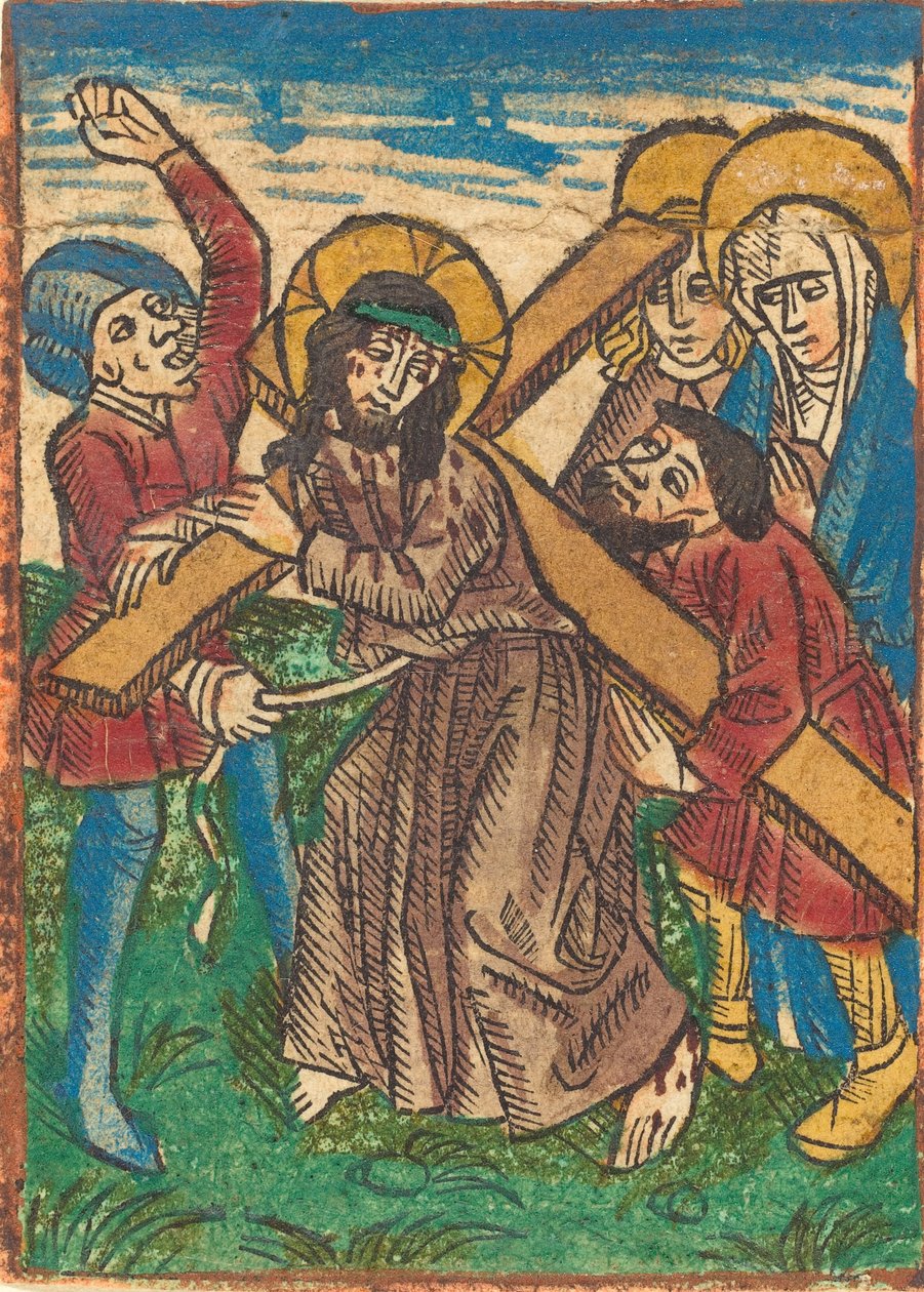 Kristus som bærer korset, ca. 1490. av Unbekannt